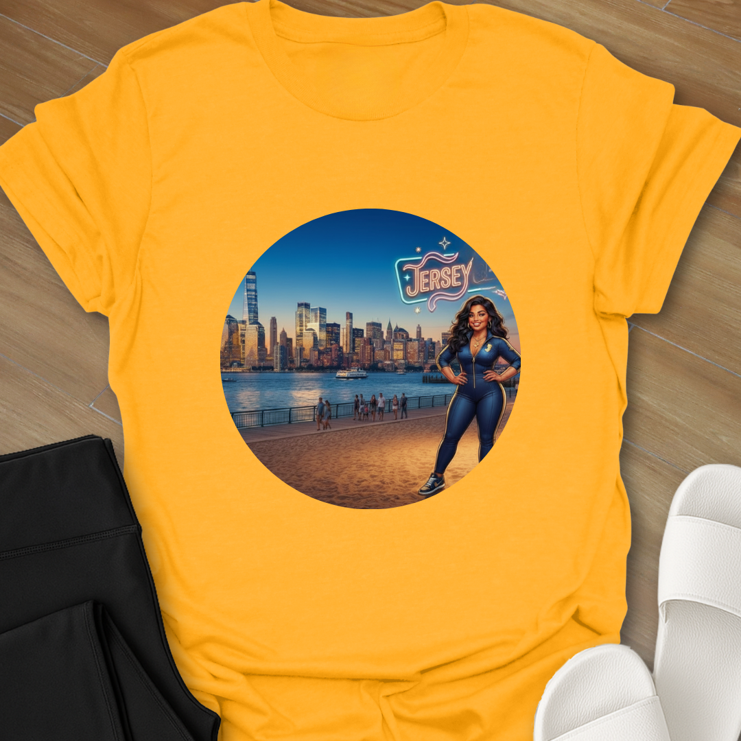 Curvy In Jersey T-Shirt