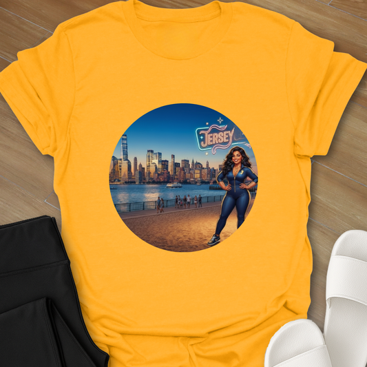 Curvy In Jersey T-Shirt