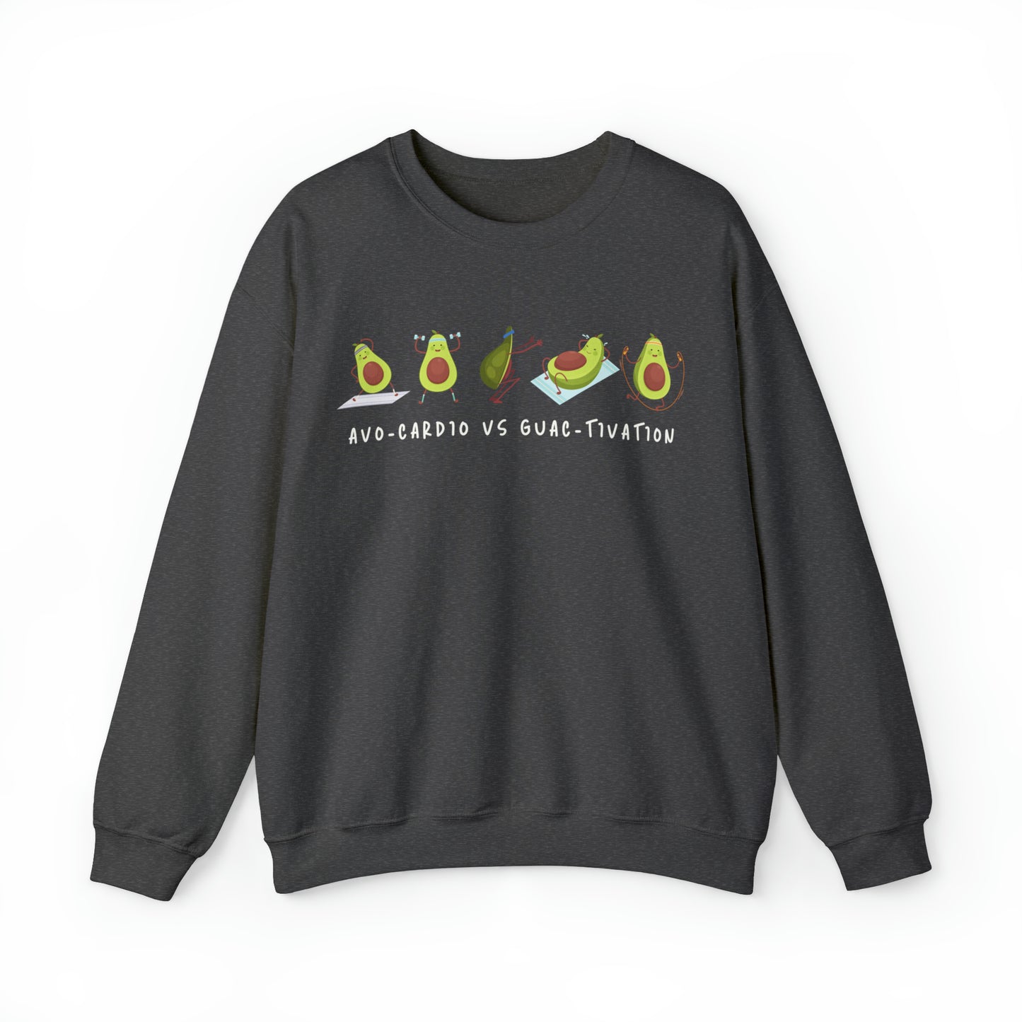 Avo-cardio vs Guac-tivation Heavy Blend™ Sweatshirt Printify