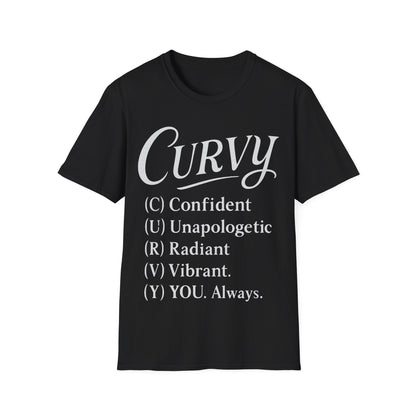 Curvy  - spell it out T-Shirt