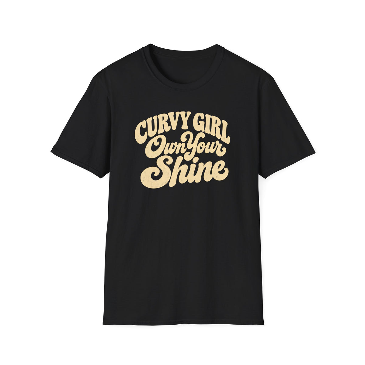 Curvy Girl Own You Shine T-Shirt