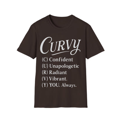 Curvy  - spell it out T-Shirt