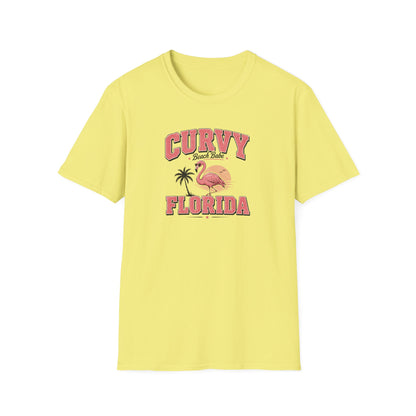 Florida Curvy Beach Babe T-Shirt