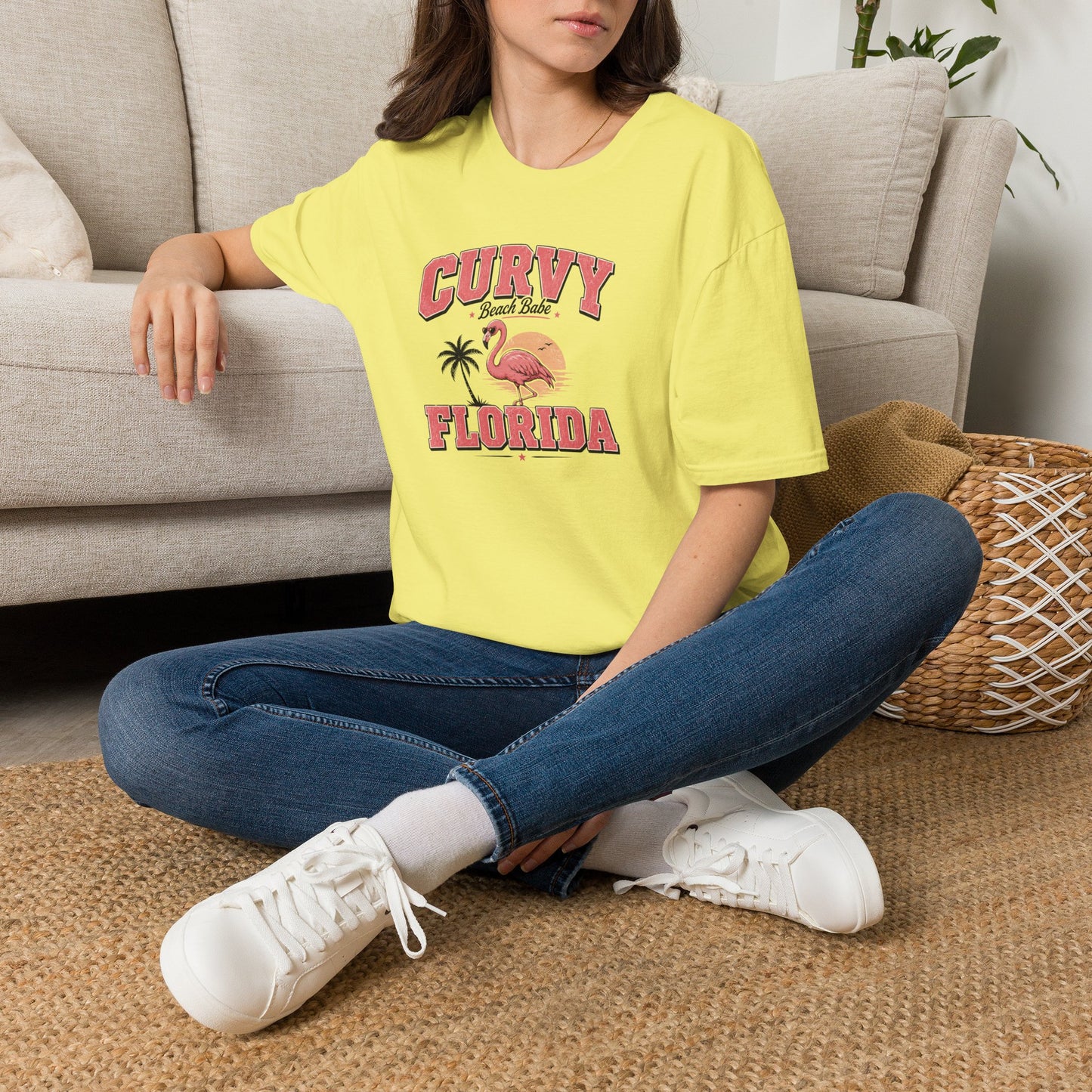 Florida Curvy Beach Babe T-Shirt