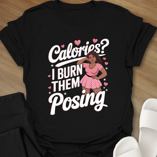Curvy Girl Posing T-Shirt