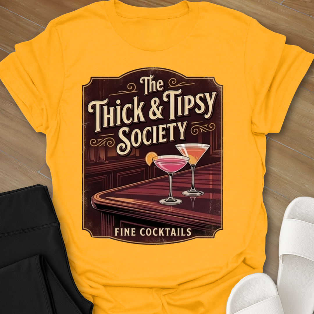 The Thick &Tipsy Society T-Shirt