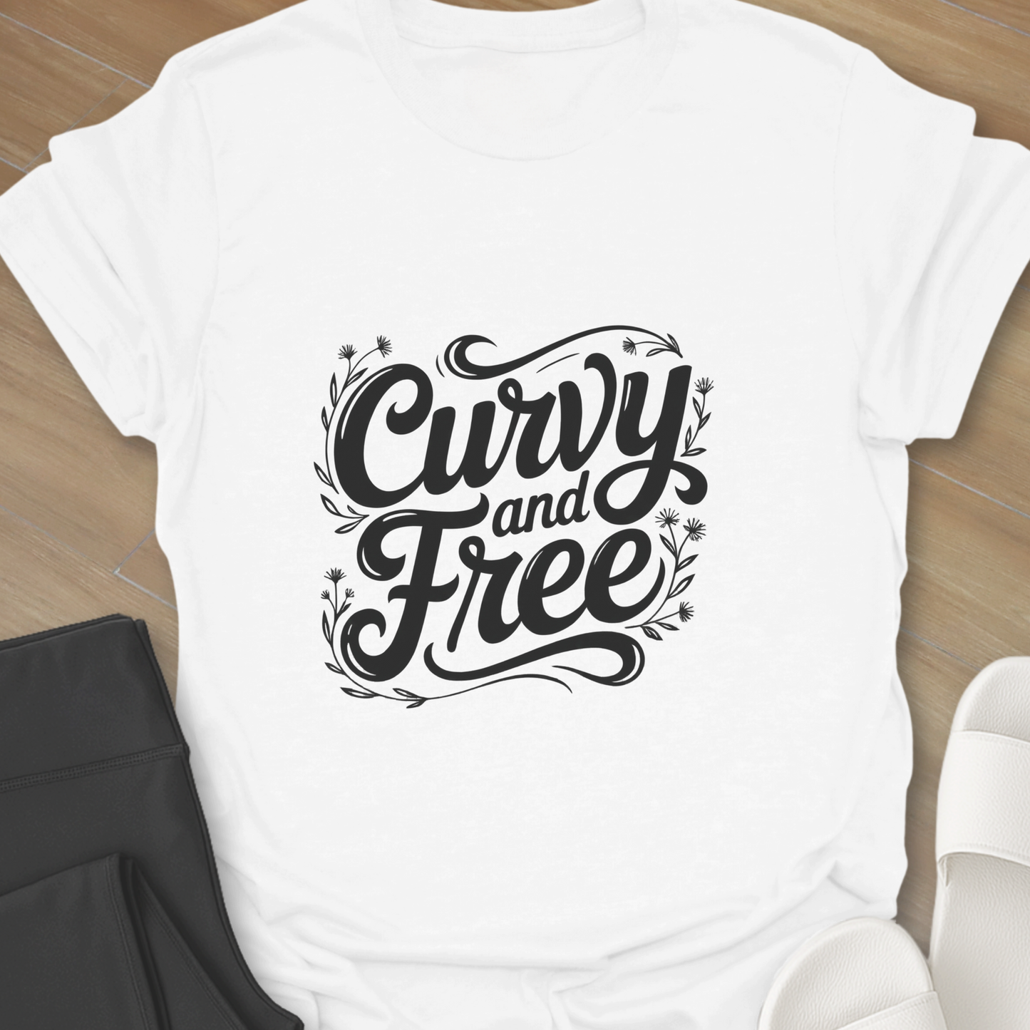 Curvy and Free T-Shirt