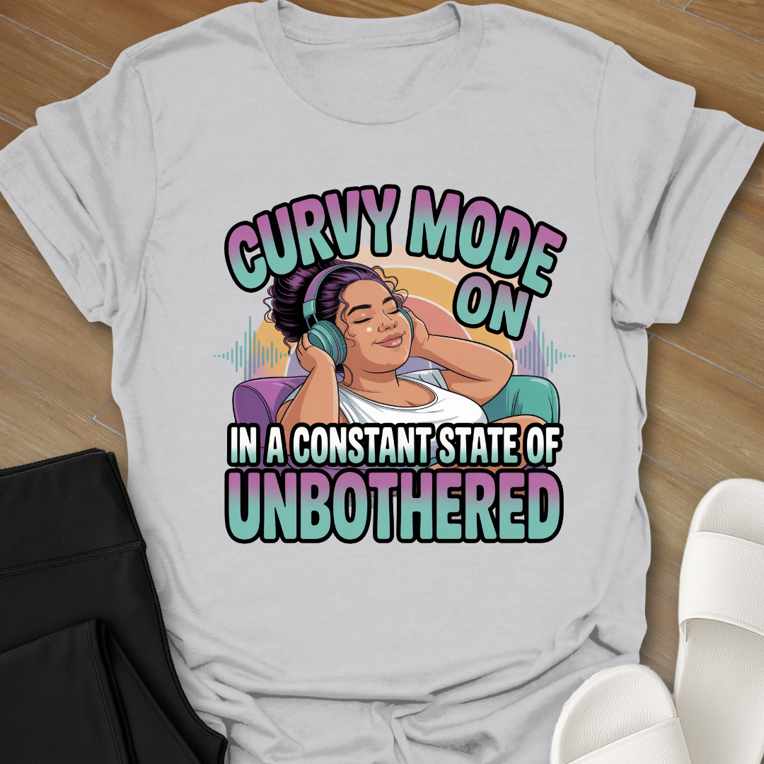 Curvy Mode On T-Shirt