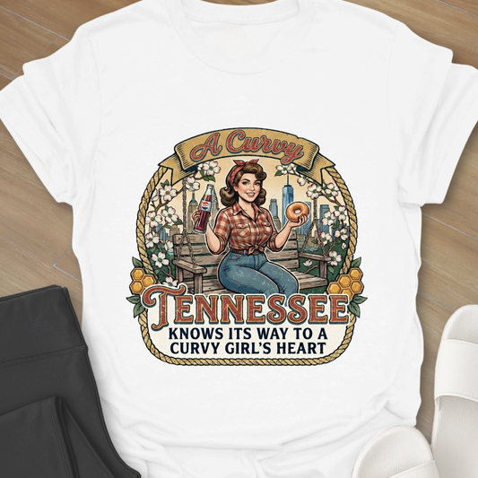 A Curvy Tennessee T-Shirt