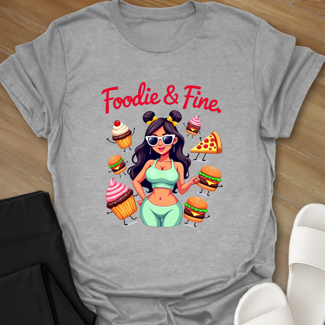 Curvy Foodie & Fine T-Shirt