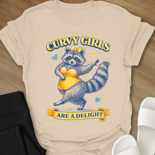 Curvy Girls Are A Delight T-Shirt