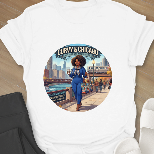 Curvy & Chicago T- Shirt