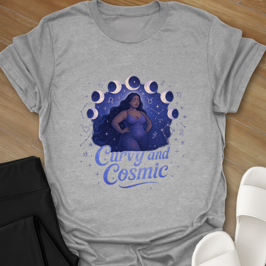 Curvy and Cosmic T-Shirt