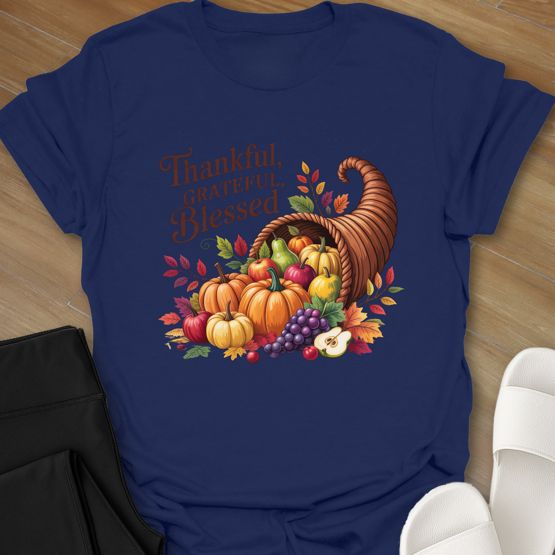 Thankful, Grateful, Blessed T-Shirt
