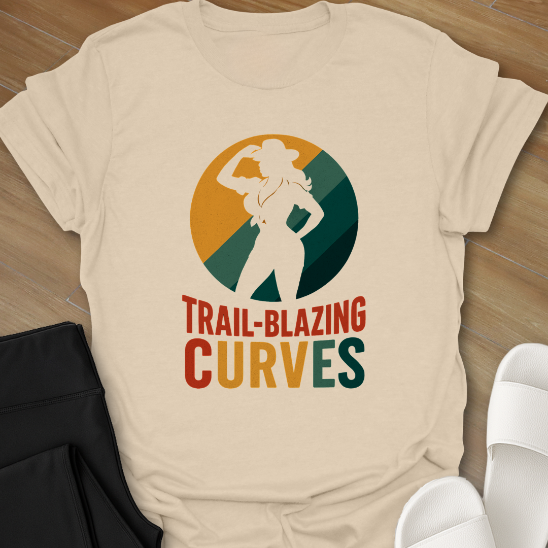 Trail-Blazing Curves T-Shirt