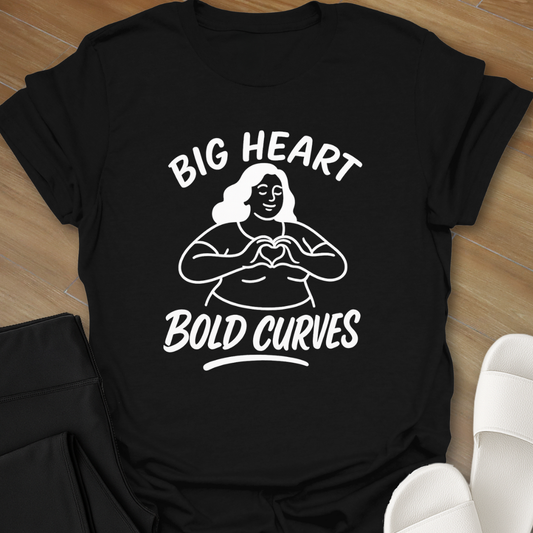 Big Heart, Bold Curves T-Shirt