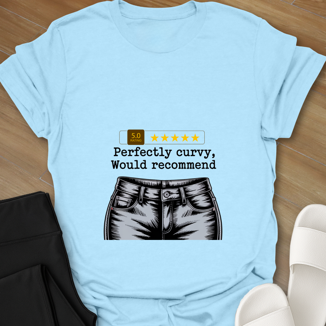 Perfectly Curvy 5 Stars T-Shirt
