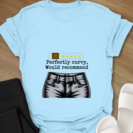 Perfectly Curvy 5 Stars T-Shirt