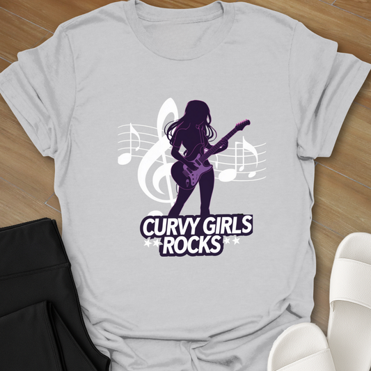 Curvy Girls Rocks T-Shirt