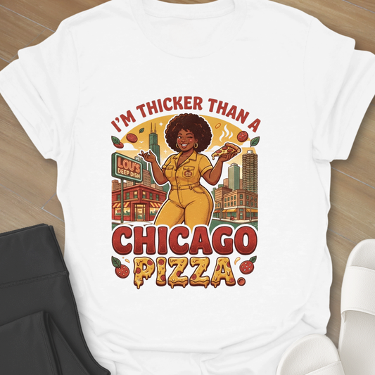 Thicker than A Chicago pizza T-Shirt