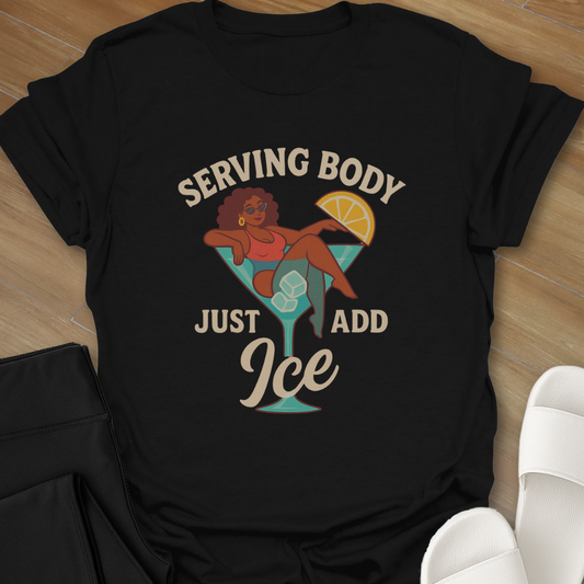 Curvy Serving Body T-Shirt