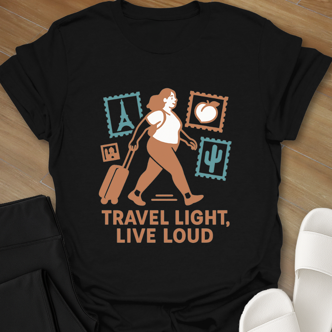 Travel Light Live Loud T-Shirt