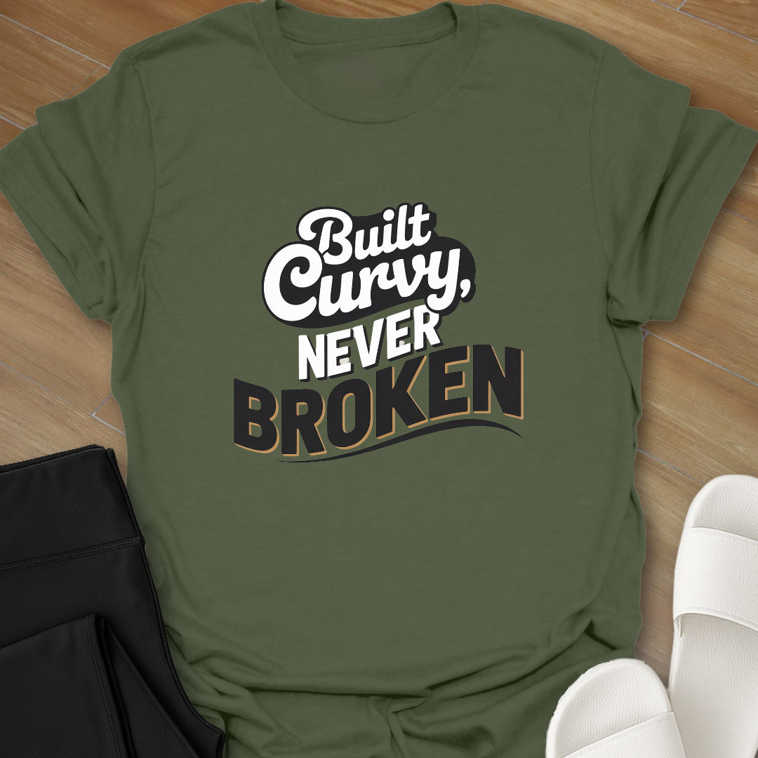 Built Curvy Never Broken T-Shirt