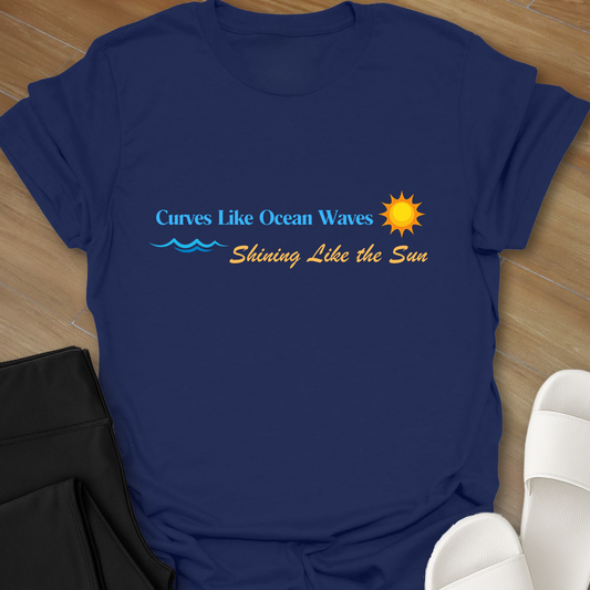 Curves Like Ocean Waves T-Shirt