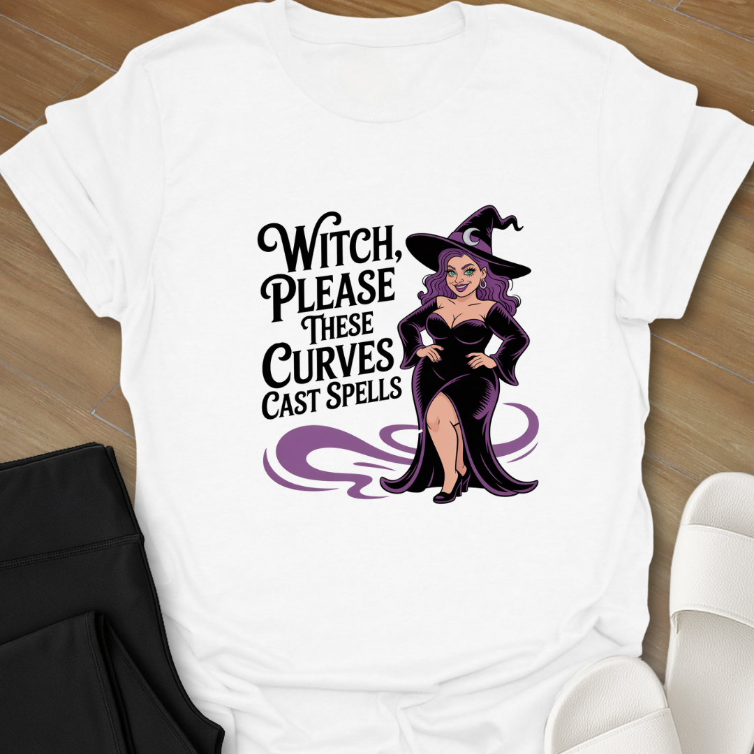 Curves Cast Spells T-Shirt