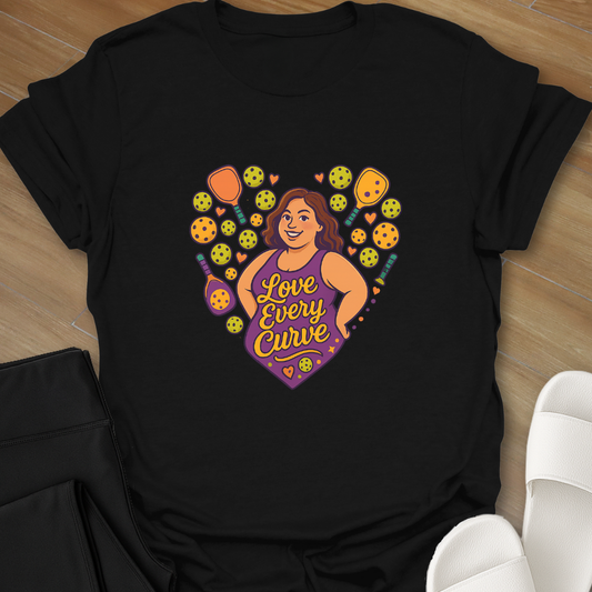 Pickleball: Love Every Curve T-Shirt