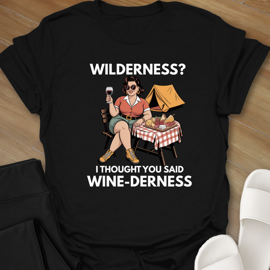 Curvy Girl Wine-Derness  T-Shirt