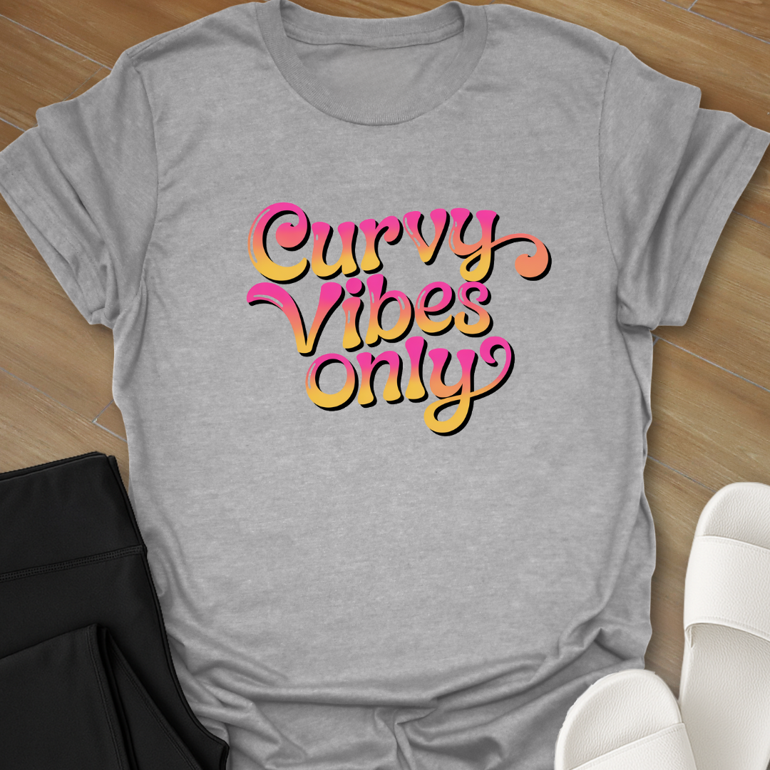 Curvy Vibes Only T-Shirt