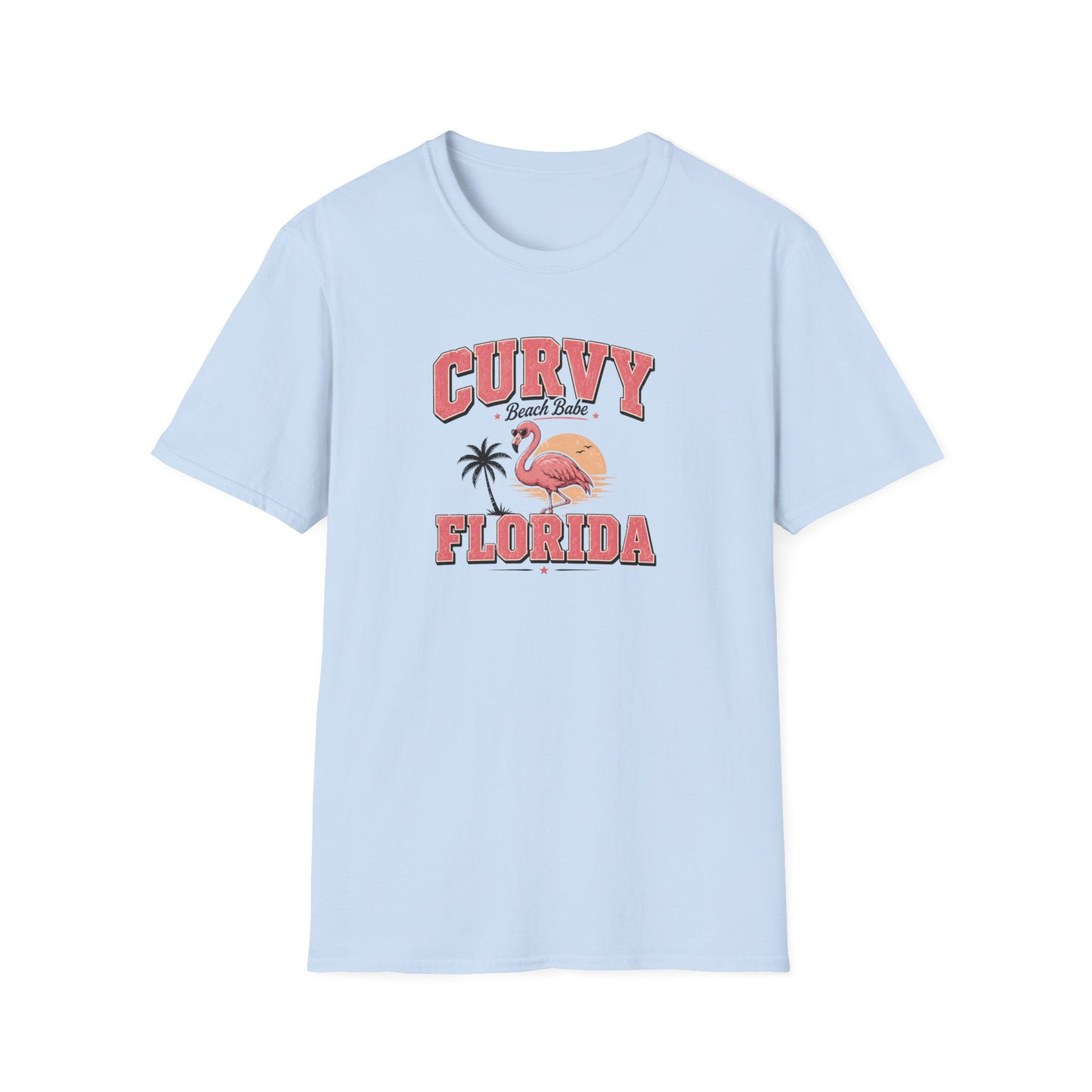 Florida Curvy Beach Babe T-Shirt