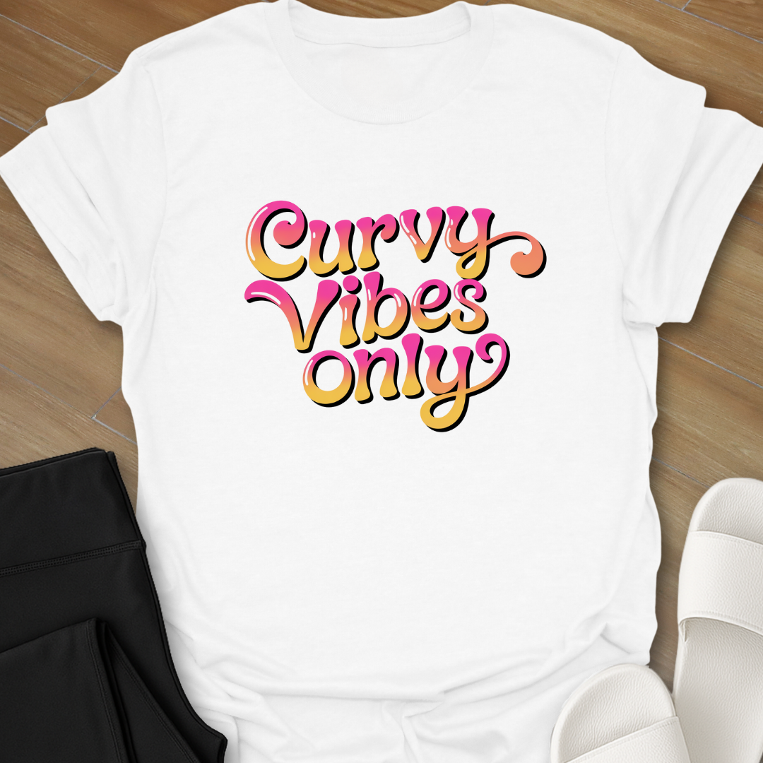 Curvy Vibes Only T-Shirt