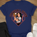 Baseball Curveball Queen T-Shirt