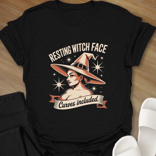 Resisting Witch Face T-Shirt