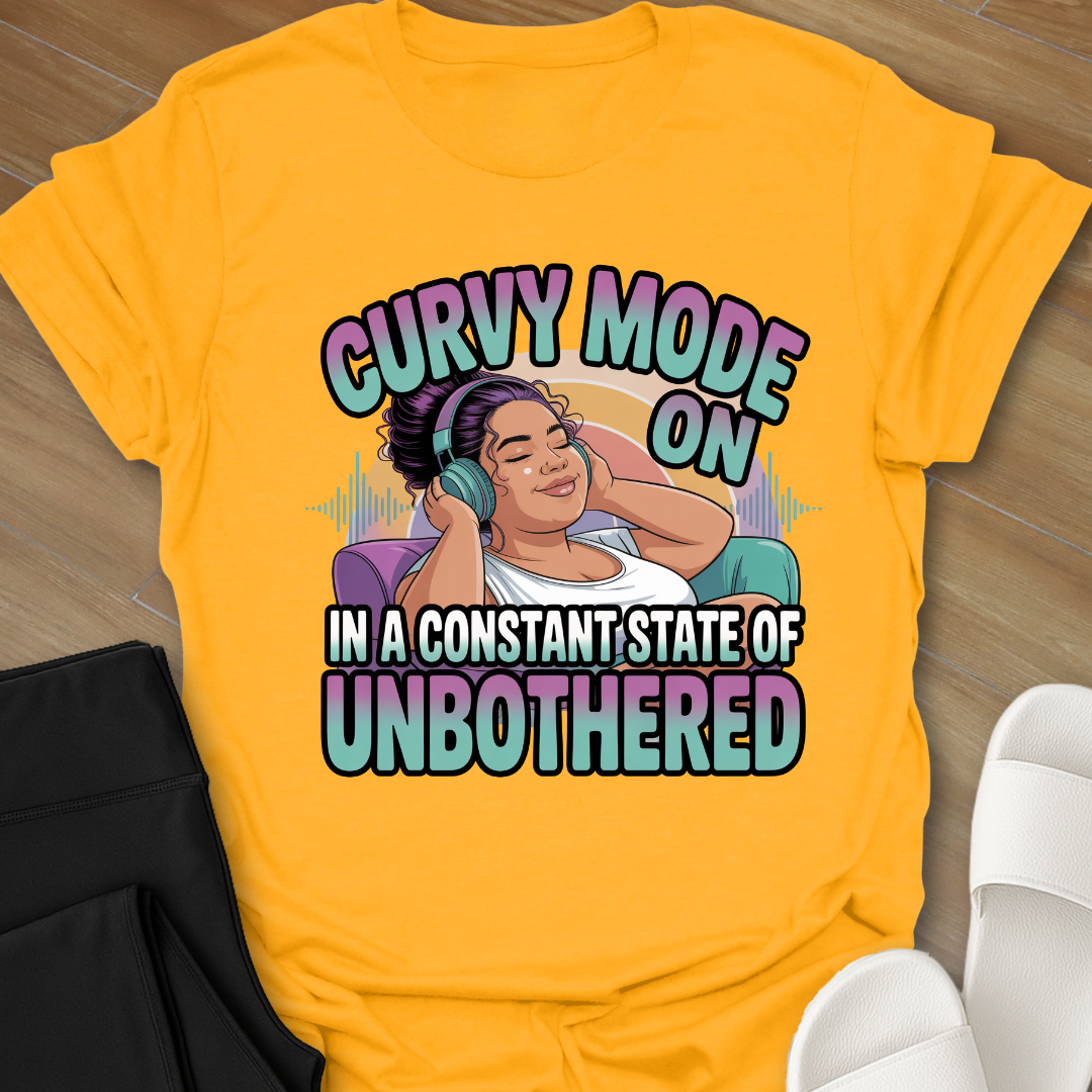 Curvy Mode On T-Shirt