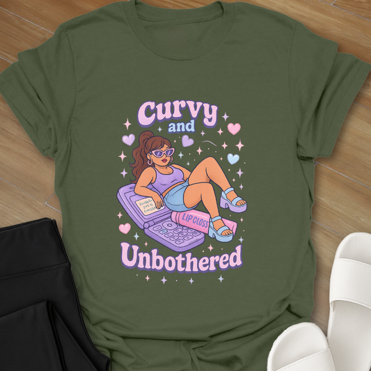 Curvy and Unbothered T-Shirt