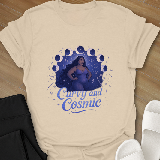 Curvy and Cosmic T-Shirt