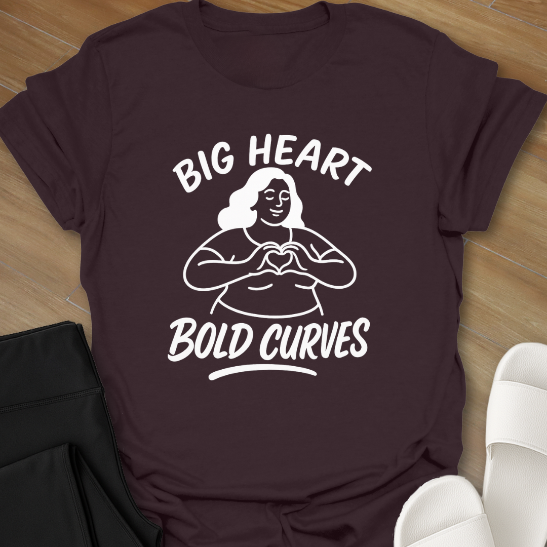 Big Heart, Bold Curves T-Shirt
