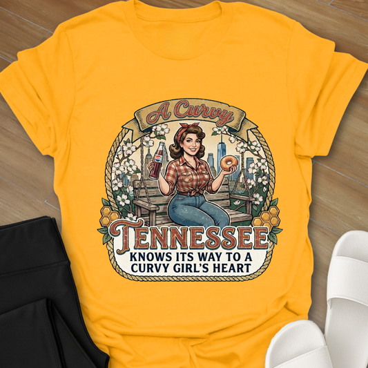 A Curvy Tennessee T-Shirt