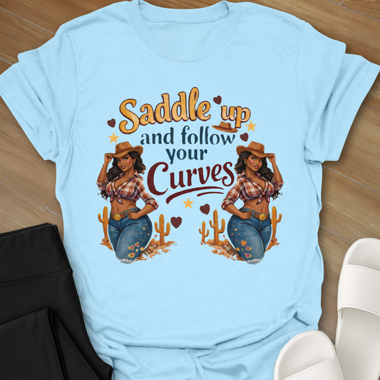 Curvy Girl Saddle Up T-Shirt