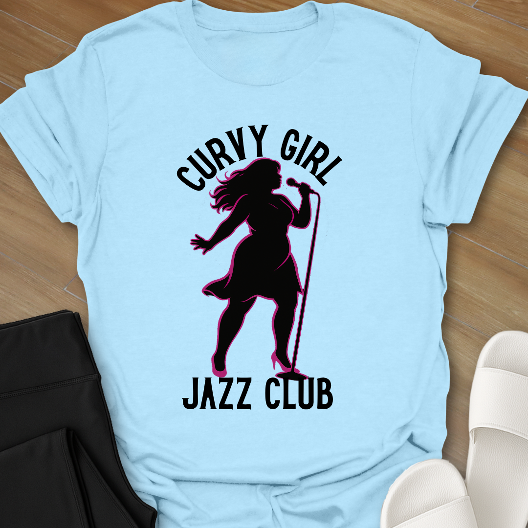 Curvy Girl Jazz Club T-Shirt