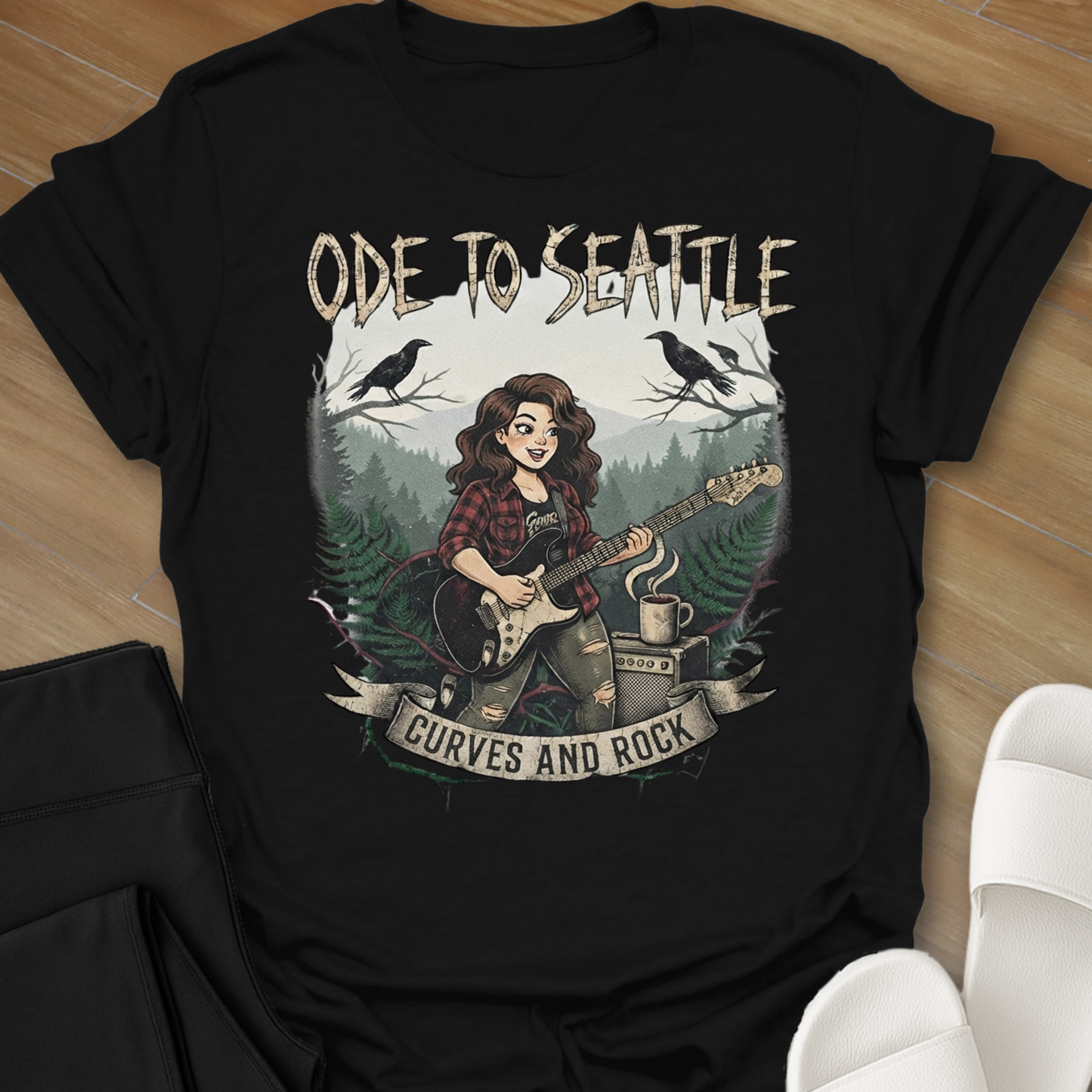 Curves and Rock T-Shirt