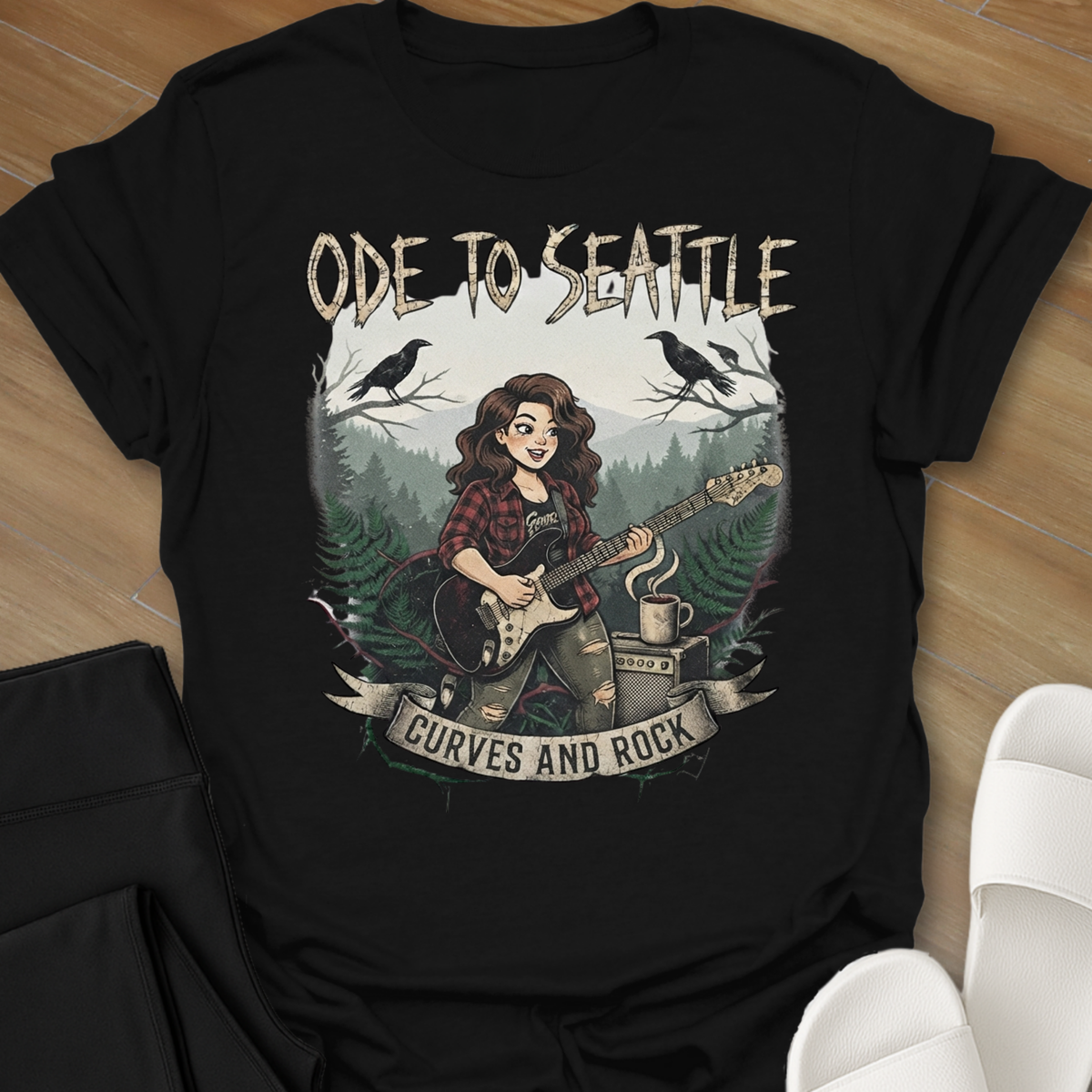 Curves and Rock T-Shirt