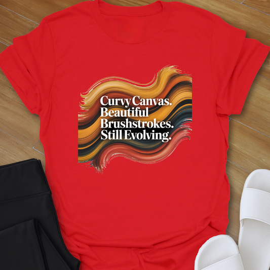 Curvy Canvas  T- shirt