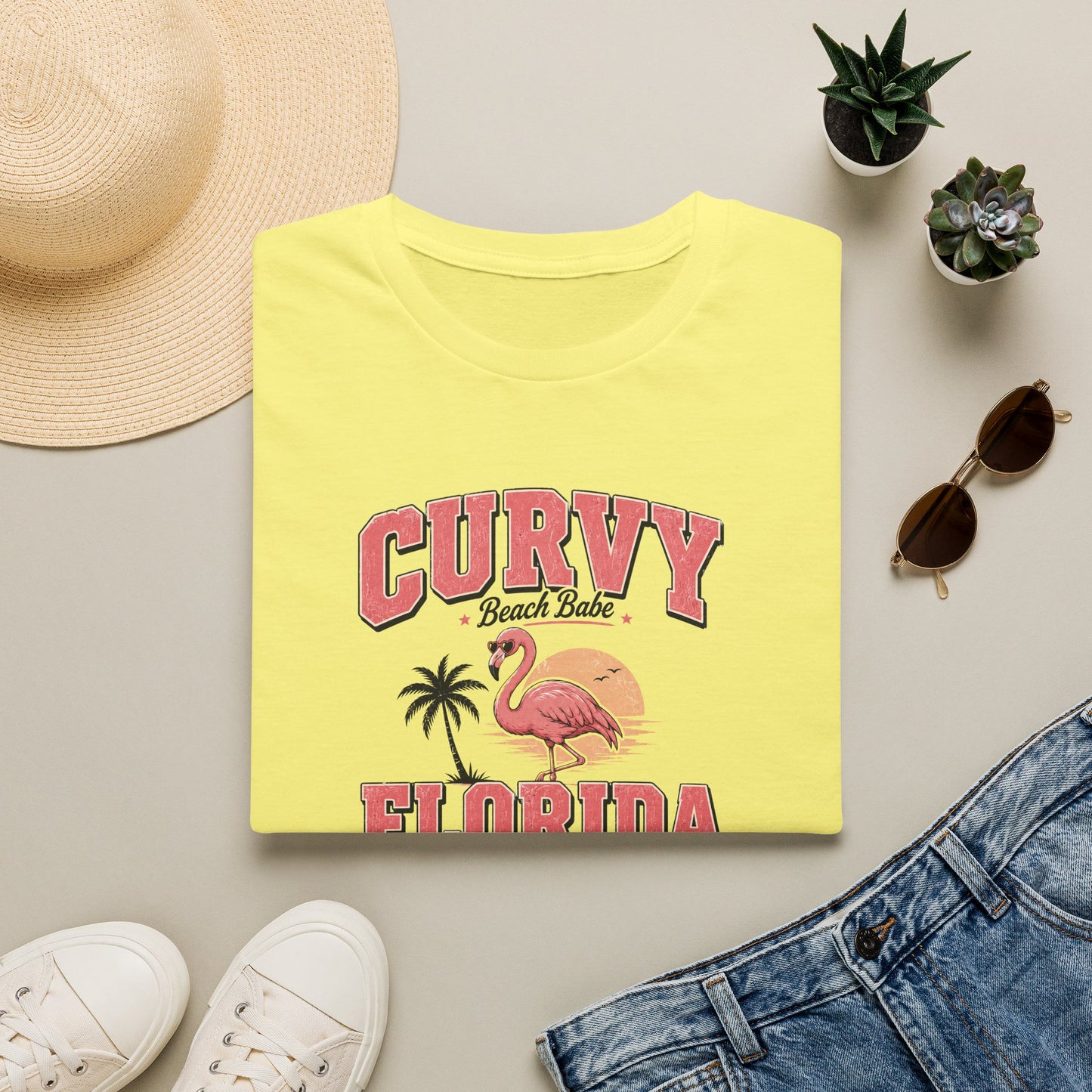 Florida Curvy Beach Babe T-Shirt