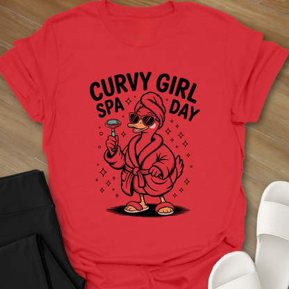 Curvy Girl Spa Day T-Shirt