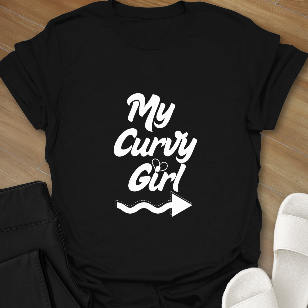 Curvy Girl Arrow T-Shirt