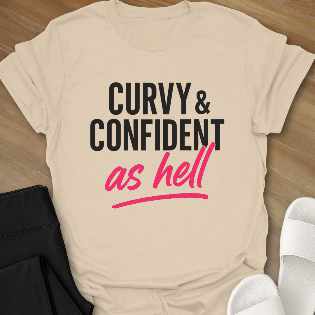 Curvy Girl Confident T-Shirt